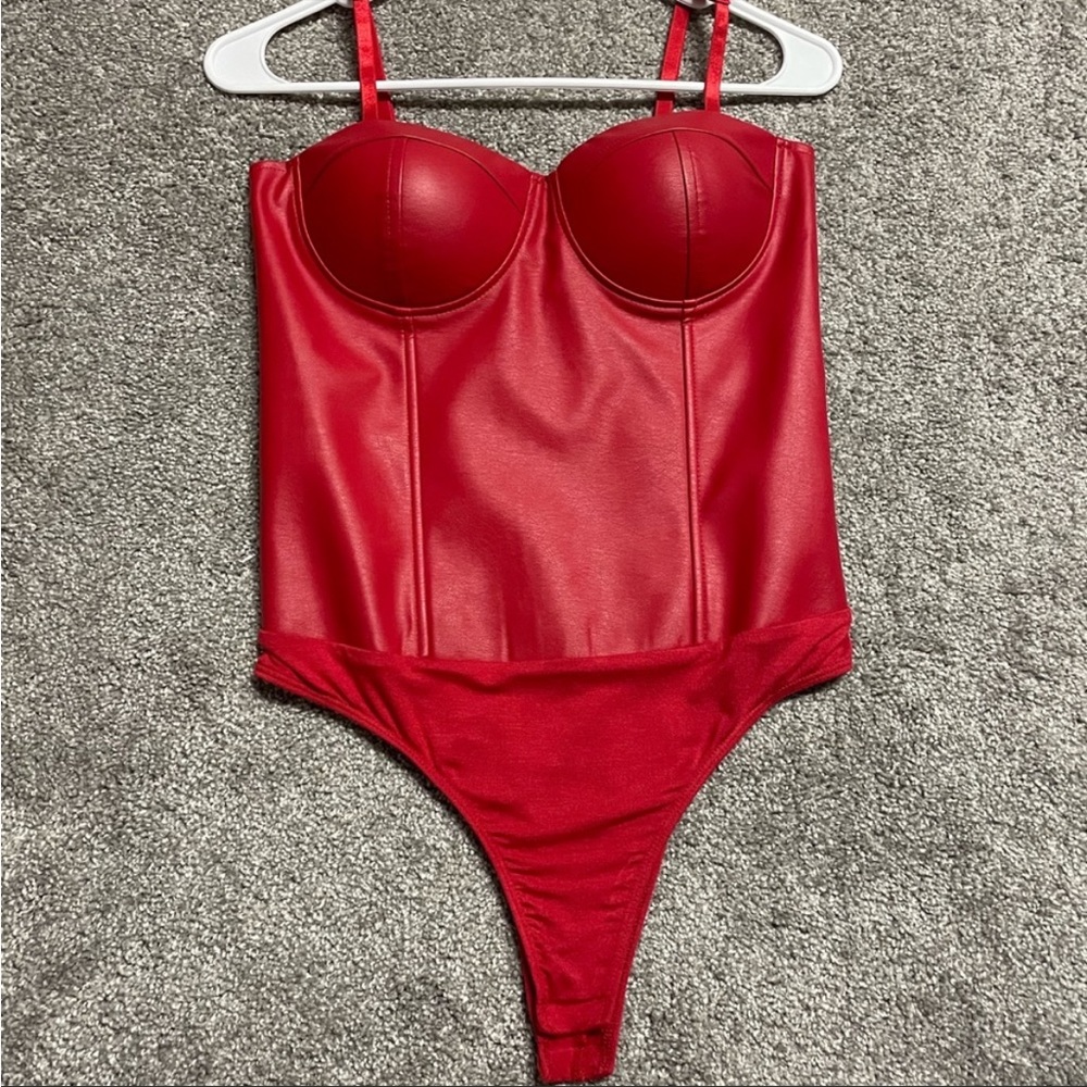 Say What? Red Bodysuit